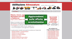 Desktop Screenshot of abilitazioneattrezzature.com